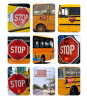 Panneau de signalisation LED pour arrêt de bus scolaire, personnalisable, vente en gros, directement de l'usine, avec bras automatique et feux de circulation électroniques