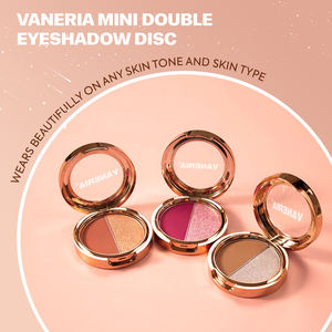 <span class=keywords><strong>Fard</strong></span> <span class=keywords><strong>à</strong></span> paupières bicolore compact, boîtier rond rose doré, poudre scintillante longue tenue, fards <span class=keywords><strong>à</strong></span> paupières minéraux, maquillage professionnel pour les yeux - Product Image 3