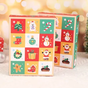 Hot Sell Countdown Promotion Gift Box 12 Days of Christmas Advent Calendar Box For Children