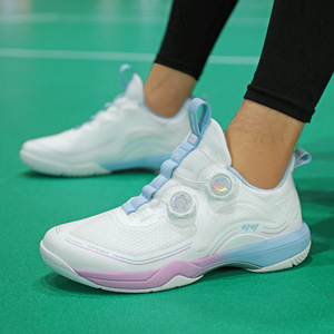 Chaussures de sport unisexes en mesh avec double fermeture à boucle, semelle intermédiaire en carbone, antidérapantes, pour la course en plein air, l'entraînement, le basketball et le tennis - Product Image 3