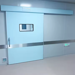 Salle d'opération Porte automatique Purification médicale Hôpital Porte <span class=keywords><strong>coulissante</strong></span> ignifuge et insonorisée Porte <span class=keywords><strong>coulissante</strong></span> hermétique <span class=keywords><strong>coulissante</strong></span> en acier - Product Image 2