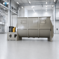 Mélangeur à ruban pour poudres avec système de nettoyage CIP SUS316L pour machine de mélange de poudres alimentaires et de boissons