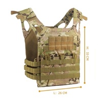 Gilet tactique à libération rapide, léger, respirant, réglable, pour airsoft, entraînement en plein air, chasse