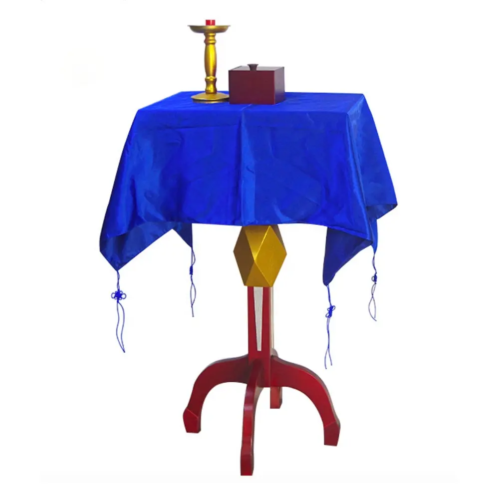 Professional Stage Magic Prop Floating Table with anti-gravity box and candle holder for Magicians Magic Show