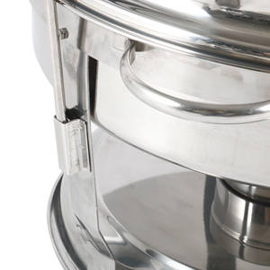 Round Stainless Steel Wind Guard Chafer with Foldable <b>Stand</b> for Hotel & Restaurant Use - Product Image 4