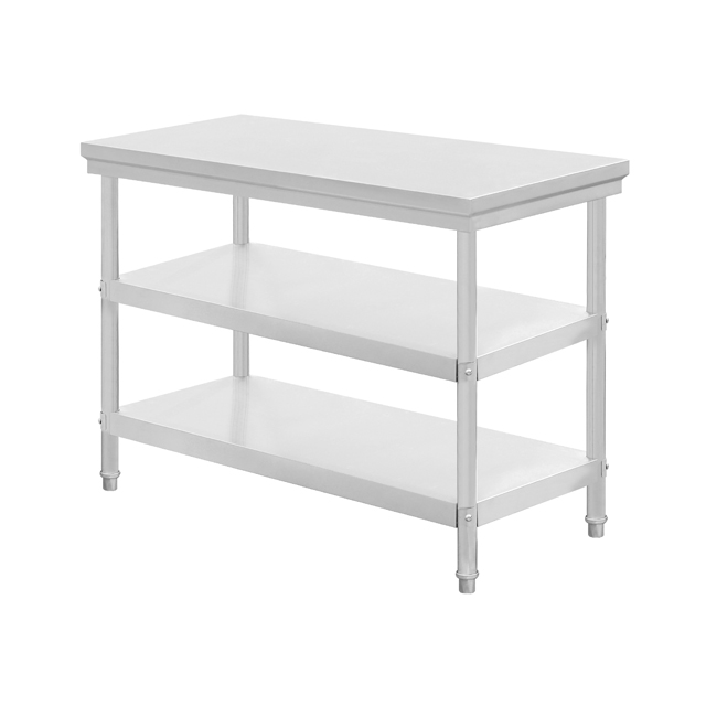 Гостиничный стол, коммерческий оптовый кухонный рабочий стол, стол из нержавеющей стали