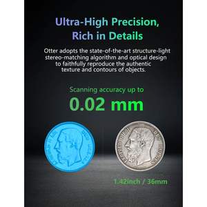 Escáner 3D Creality Otter con Precisión de 0.02 mm y Velocidad de 20 fps para Windows y Mac - Product Image 2