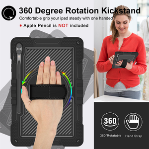 Funda resistente de silicona resistente a prueba de golpes para niños para <span class=keywords><strong>Samsung</strong></span> Galaxy <span class=keywords><strong>Tab</strong></span> S10 Plus 2024 <span class=keywords><strong>Tab</strong></span> S9 Plus S9 Fe + funda - Product Image 2