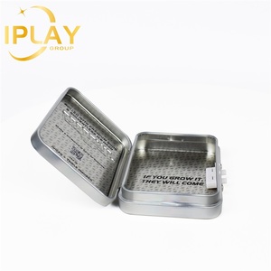 Usine en gros Stock rouleau retournement boîte en métal avec couvercle pliant boîte vide CR enfant preuve personnalisé 1ml emballage - Product Image 2