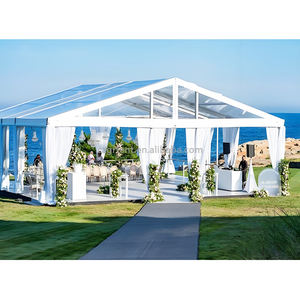 Tenda da Matrimonio per Esterni a Doppio Strato, Resistente ai Raggi UV e Impermeabile, con Telaio in Alluminio per Eventi, Feste e Matrimoni fino a 300 Persone - Product Image 5