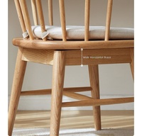 Chaise de salle à manger pivotante de style médiéval vintage, confortable, pour la maison, avec accoudoirs rembourrés doux et dossier en bois massif