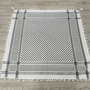 Fabricante marca Original algodón Shemagh Keffiyeh bufanda chal Unisex en tejido estilo árabe Palestina Kufiya Arafat Hatta estilo - Product Image 2
