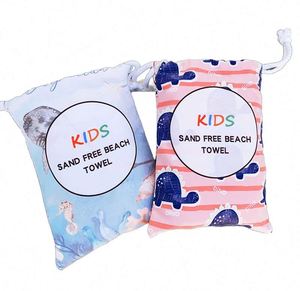 ผ้าขนหนูไมโครไฟเบอร์กันทรายพร้อมส่ง สำหรับเด็กเล็ก เหมาะสำหรับการเดินทางช่วงฤดูร้อน - Product Image 1