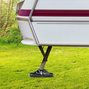 Coussinets de <span class=keywords><strong>pied</strong></span> de cric de <span class=keywords><strong>caravane</strong></span> pour pieds de coin de remorque de camping-car avec goupille en <span class=keywords><strong>métal</strong></span> - Product Image 4