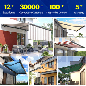 <span class=keywords><strong>Toldo</strong></span> Retráctil Eléctrico para Piscina, Instalación en Pared, con Protección UV, para Patio, Jardín, Uso en Exteriores, <span class=keywords><strong>Toldo</strong></span> de Casete Completo - Product Image 3