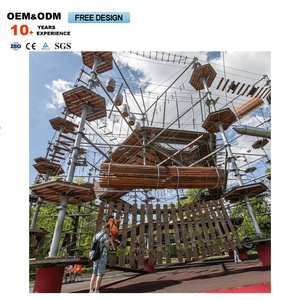 <span class=keywords><strong>Parc</strong></span> de développement de guerrier en bois <span class=keywords><strong>hexagonal</strong></span> extérieur équipement de terrain de jeu d'exercice physique de grande hauteur pour enfants personnalisé - Product Image 3
