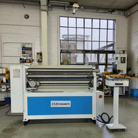 Machine à rouler les tôles asymétriques mécaniques automatiques ESR-2x2000 à 3 rouleaux pour le laminage de tôles d'acier inoxydable et d'acier au carbone