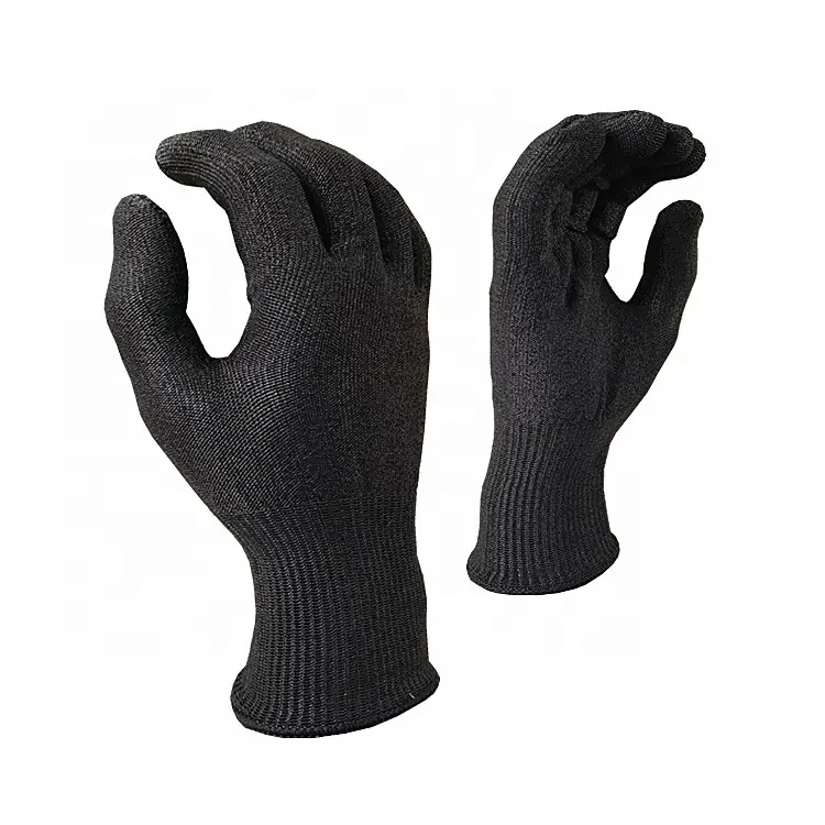 Custom black cut resistant car vinyl wrap glove tool