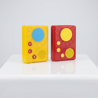 Accessoires de jouets électroniques en plastique : Boîte à musique vibrante en peluche avec enregistrement de comptes en cuirelles et générateur de sons