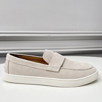 Mocassins décontractés de style italien, baskets en cuir véritable, chaussures pour hommes pour tous les jours, toutes saisons, mocassins perforés
