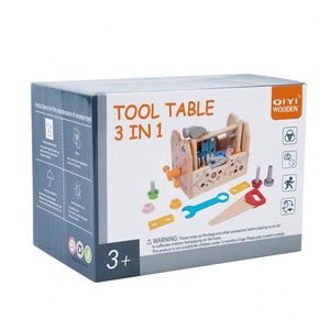 Ensemble d'accessoires de jeu créatif STEM 3 en 1 pour tout-petits garçons, boîte à outils en bois, jouet d'imitation - Product Image 6