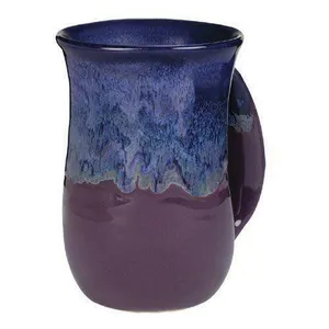 Benutzer definierte Keramik Kaffeetasse Großhandel blau Keramik Reise Hand wärmer Tasse
