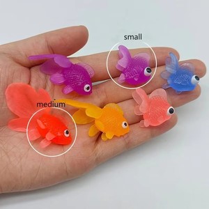 Juguete Antiestrés - Pez Dorado de <span class=keywords><strong>Gel</strong></span> TPR Suave, Juguetes de Baño Transfronterizos, Pez Flotante para Juegos de Pesca - Product Image 4
