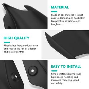 Para YAMAHA MT 09 <span class=keywords><strong>MT09</strong></span> SP Gen 4 2024 2025 nuevos accesorios protección de alas protector de tanque motocicleta tanque de combustible alerón de alas laterales - Product Image 6