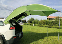 Tente arrière de voiture portable tente latérale de voiture tente de camping en plein air multi-personnes pare-soleil anti-pluie pergola abri de voiture en gros