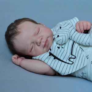 Nuevas Muñecas Bebé Reborn Realistas de 19 Pulgadas para Niños, Juguetes con Cuerpo de Tela Suave, Muñeca Bebé Impresa en 3D de 49 cm - Product Image 2