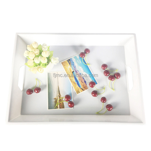 Khay đựng đồ ăn bằng <span class=keywords><strong>melamine</strong></span> chất lượng cao, không vỡ, dùng cho nhà hàng, có tay cầm - Product Image 6