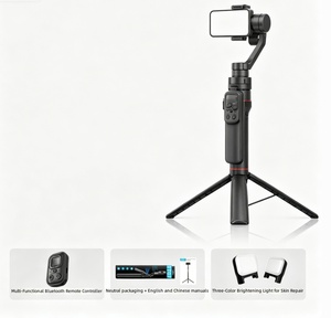 Stabilisateur de cardan à suivi automatique du visage IA 360° avec trépied perche à selfie de 1,76 m pour diffusion en direct et vlog - Product Image 5