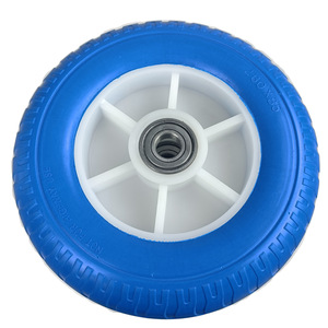Pneu de chariot de jardin sans air en polyuréthane de 10 pouces pour chariot de camping, capacité de charge de 50 kg - Product Image 2