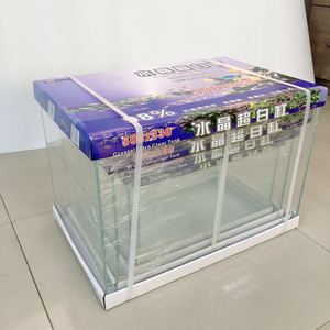 Juego <span class=keywords><strong>de</strong></span> <span class=keywords><strong>Acuario</strong></span> <span class=keywords><strong>de</strong></span> Vidrio Blanco 4 en 1 para Peces Vivos en Tiendas <span class=keywords><strong>de</strong></span> Acuarios - Product Image 4