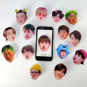 Venta al por mayor de Corea <span class=keywords><strong>Ins</strong></span> diseño acrílico teléfono dedo griptok enchufes de teléfono móvil personalizado acrílico empuñaduras de teléfono - Product Image 3