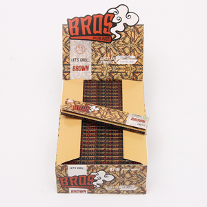 BROS <b>Rolling</b> Papers 55 Leaves Regular King Size Brown <b>Rolling</b> Paper Pack 110 x 44 mm <b>Box</b> - Product Image 2