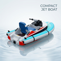Jet ski gonflable électrique mini bateau rapide puissant avec siège, directement de l'usine