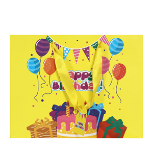 Colorful Birthday Cake Paper Gift <b>Bag</b> Wide Bottom Foldable Structure Manufacturer Vietnam ISO Certified Packaging <b>Bag</b> Manufactur - Product Image 1