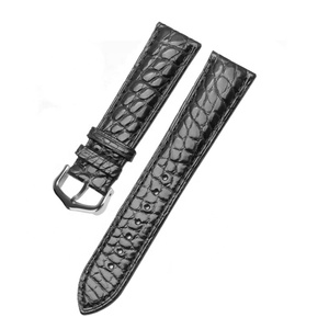 Correa <span class=keywords><strong>de</strong></span> <span class=keywords><strong>Reloj</strong></span> <span class=keywords><strong>de</strong></span> Cuero Genuino con Patrón <span class=keywords><strong>de</strong></span> Cocodrilo <span class=keywords><strong>de</strong></span> 18mm 20mm para Relojes <span class=keywords><strong>Cartier</strong></span>, Correa <span class=keywords><strong>de</strong></span> Cuero para Tank Solo Ballon Bleu - Product Image 3