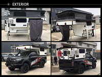 Camionnette camping-car coquilles 4*4 remorque camping-car pop up 2025 remorques de voyage légères pour 4 personnes