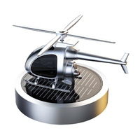 Diffuseur d'huiles essentielles JL Solar Power à rotation automatique, diffuseur d'air de voiture de luxe et tendance en forme d'hélicoptère, parfum aromathérapie