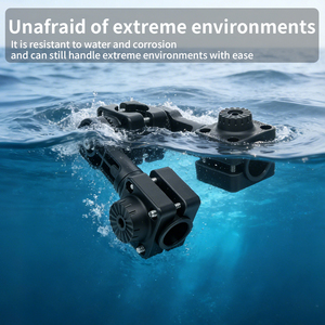 VINmounts Support sonar multimode compatible LiveScope LVS34 et LOWRANCE ActiveTarget 2, pôle réglable rotatif 360° - Product Image 6