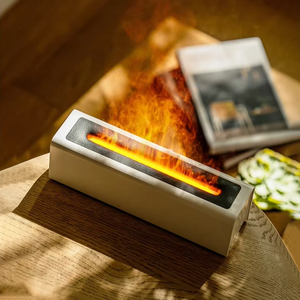 Homefish Machine créative d'arôme à flamme 3D Machine à parfum pour la maison Chambre à coucher veilleuse colorée humidificateur d'aromathérapie de bureau - Product Image 2