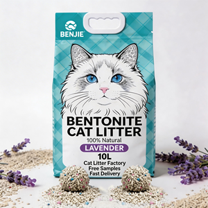 ทรายแมวเบนโทไนต์ BENJIE OEM 8กก. แบบก้อนแข็ง ดูดซับกลิ่นได้ดี ควบคุมกลิ่นได้อย่างรวดเร็ว ขายส่งจำนวนมาก - Product Image 1