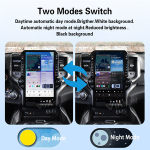 Navegador GPS con Pantalla Táctil Android 14 de 14.4 Pulgadas, 8+128 GB, CarPlay Inalámbrico Integrado, Control del Volante, Portátil, 1 Año de Garantía, para Dodge - Product Image 2