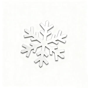 Marcapáginas de copos de nieve de Metal literario cortado con láser coleccionable de alta calidad 2025, marcapáginas promocionales plantados en plata para regalos - Product Image 4