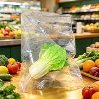 Doorzichtige Plastic Fruit-En Groentenverpakkingen Met Ontluchtingsgaten Voor Voedselverpakkingen, Doorzichtige Ldpe Plastic Zakken