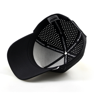 Casquette de golf 5 panneaux au laser en corde de haute qualité avec logo personnalisé pour hommes - Product Image 2