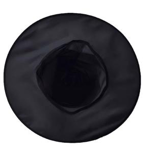 Cappello da Mago/Strega in Tessuto Oxford Nero per Halloween, Accessorio per Costume, Decorazione Conica per Feste Magiche - Product Image 3