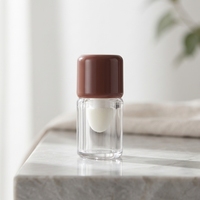 Flacon de blush en plastique rechargeable avec applicateur éponge 7 ml, blush liquide portable, gloss à lèvres, emballage cosmétique